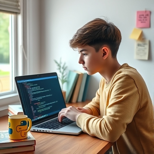 Student coding